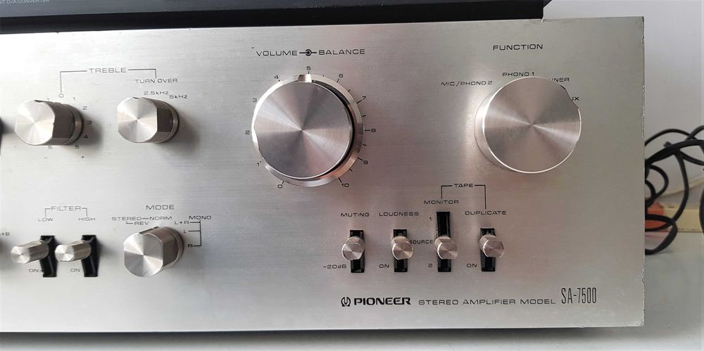 Pioneer SA 7500 amplificator stereo vintage audiophile vinil statie