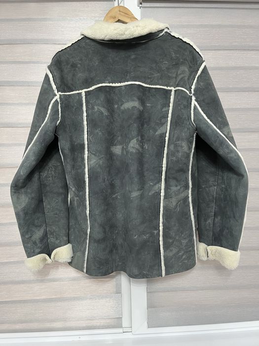 Haină blană naturală bărbați/RVL Jeans‼️