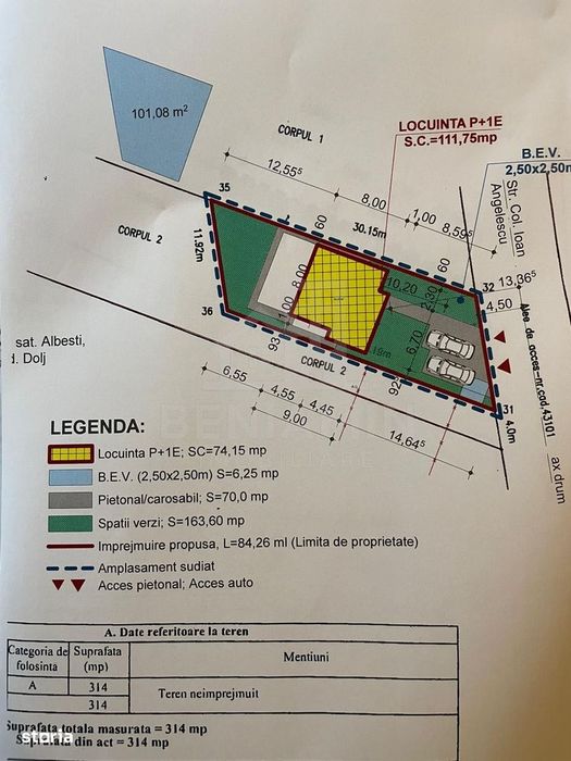 Teren Intravilan cu Autoriztie de Constructie Valabila-Albesti