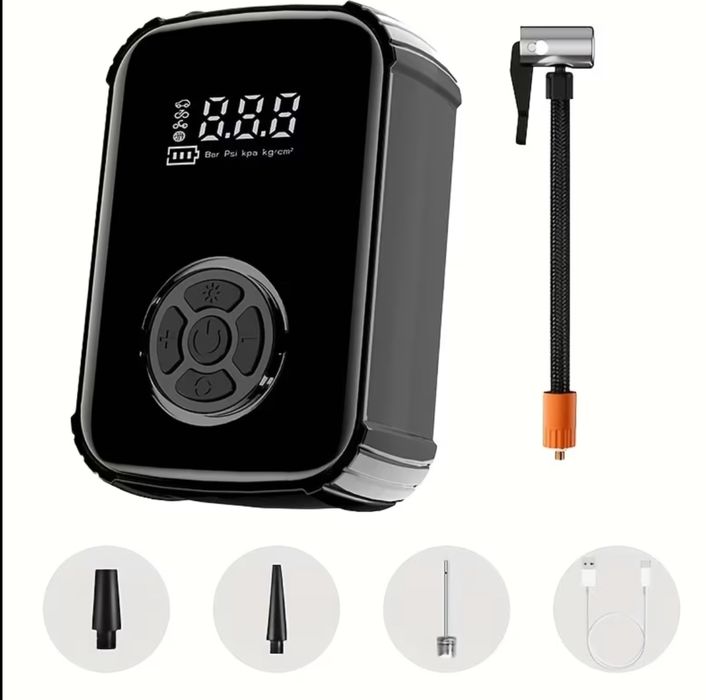 Compresor auto portabil 150PSI, alimentare USB