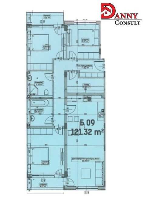 Продава се Четиристаен апартамент в Велико Търново, Акация - 135 кв.м за 1052 €/кв.м - Снимка #2