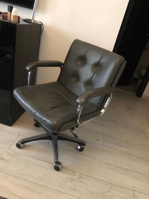 Mid century leather scaun birou desk