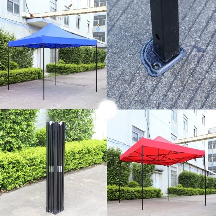 Бяла градинска шатра 3х3