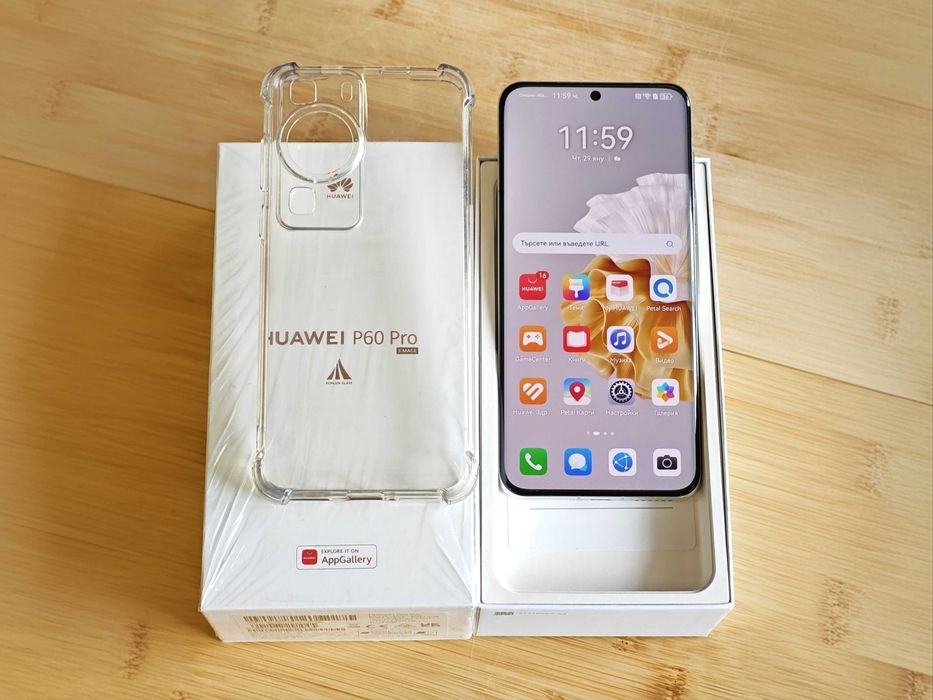 Huawei P60 Pro, цвят Rococo Pearl /256GB/ – КАТО НОВ, пълен комплект