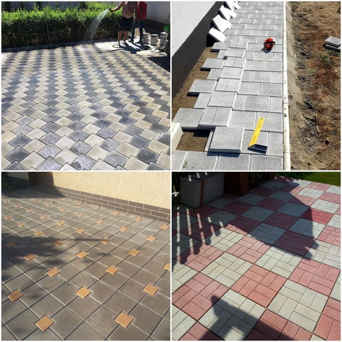 Producem pavaje din beton Oferim montaj pavele dale borduri rigole