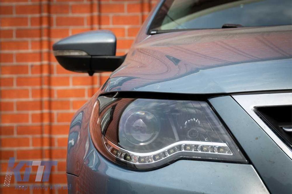 Фарове VW Pasat CC Нови ЛЕД Тъмни Пасат ЦЦ LED Опушени Passat тунинг