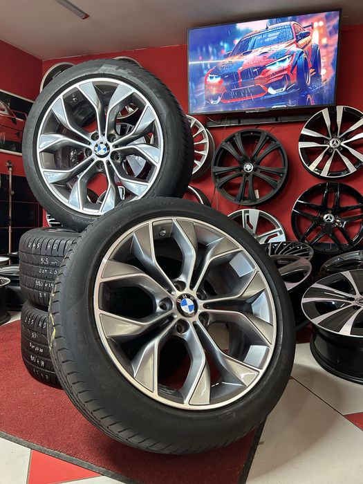 Джанти 19 цола 5x120 BMW F25 X3 F26 X4 Спорт Пакет с Гуми 245/45/19 и 275/40/19 Pirelli Original