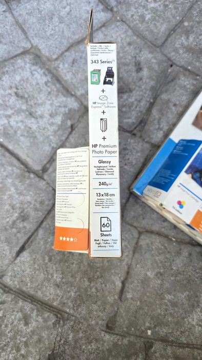 Hârtie si cartus imprimanta foto HP 343