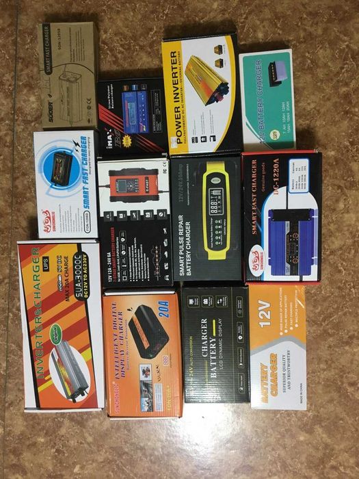 Зарядные устройства для аккумулятора автомобиля в ассортименте