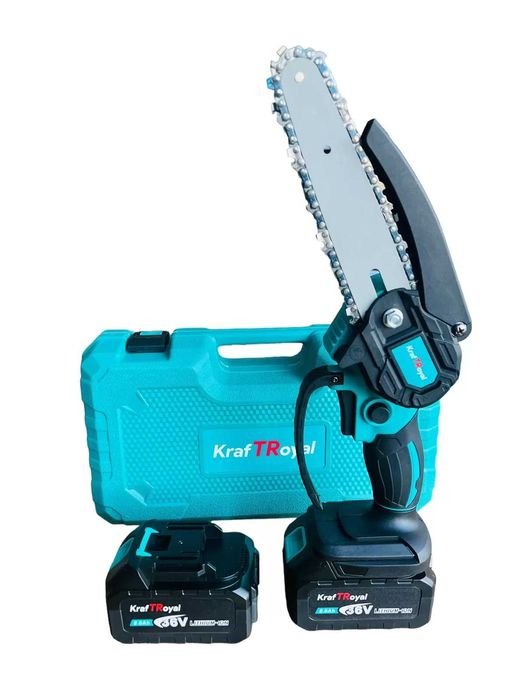 Резачка безчеткова за Клони, 15 см шина+1/2 вериги KRAFTROYAL /36V/8Ah