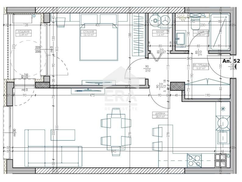 Продава се Двустаен апартамент в Варна, Младост 2 - 76 кв.м за 1198 €/кв.м - Снимка #2