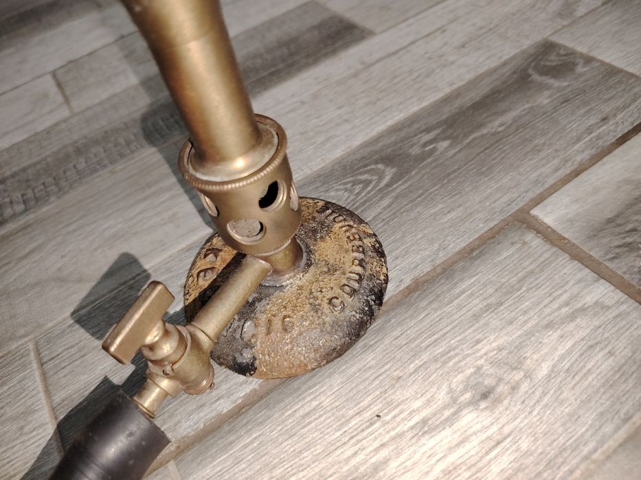 Lampa bunsen bronz masiv