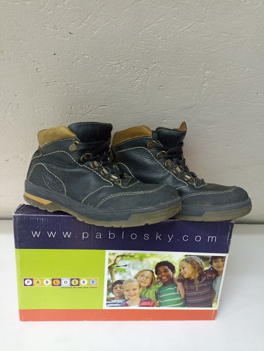 Кожаные ботинки Pablosky, размер 37(23,5-24см)