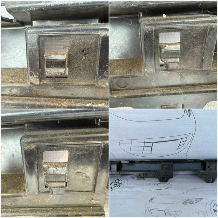 Suport Ghidaj Prag Lateral Dreapta BMW Seria 1 Cod OEM 51777240914 (5C2)