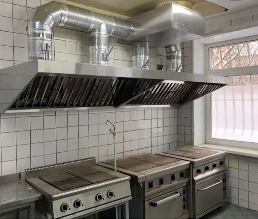 Вытяжные зонты,  нержавейка