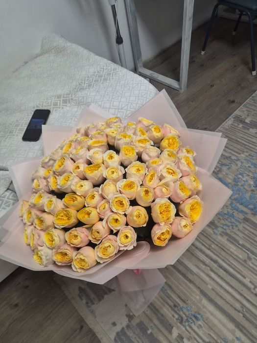 Букет Роза свежая 101 роза