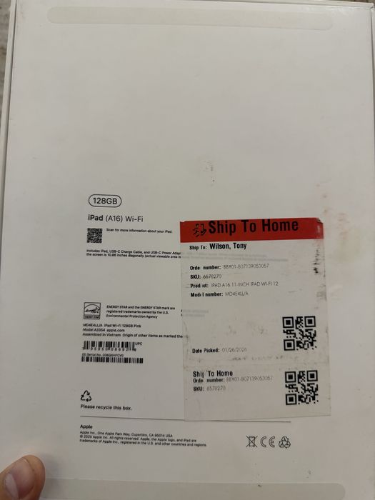 IPAD A16 128  GB
