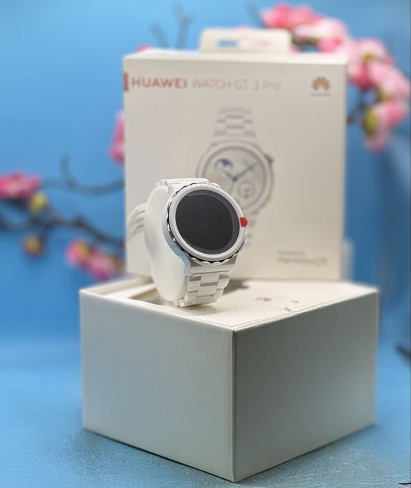 НОВ!!! Дамски смарт часовник Huawei Watch GT3 PRO, 43 mm, Ceramic
