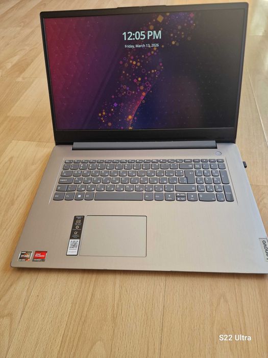 Лаптоп Lenovo IdeaPad 3 17ALC6, AMD Ryzen 7 5700U,32 GB RAM, 512GB M.2