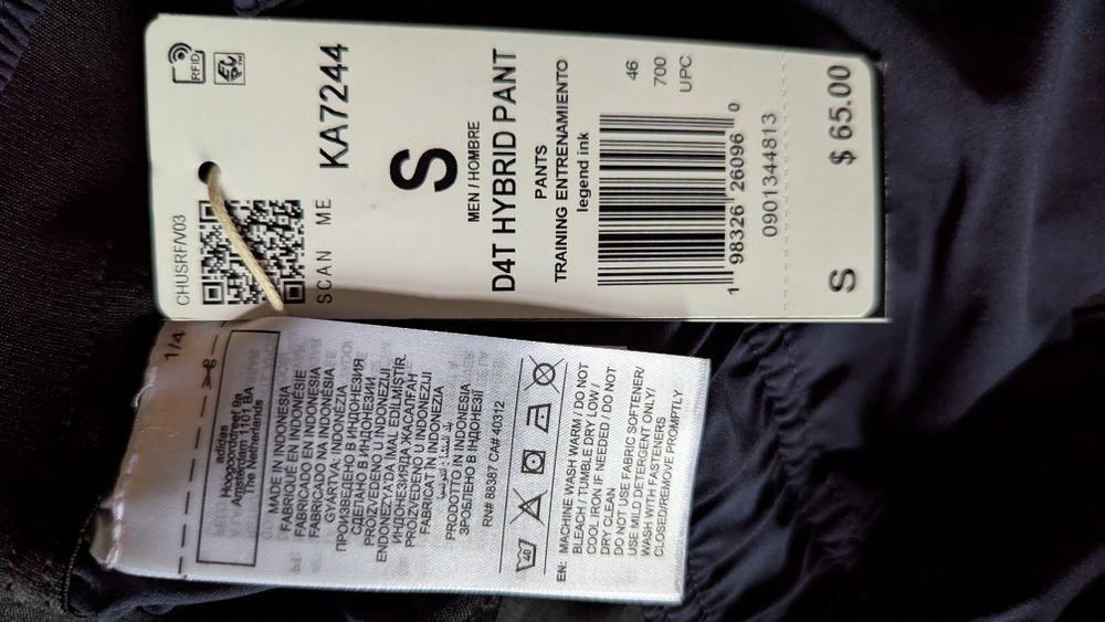 Спортивные брюки Adidas men D4T WORKOUT PANTS