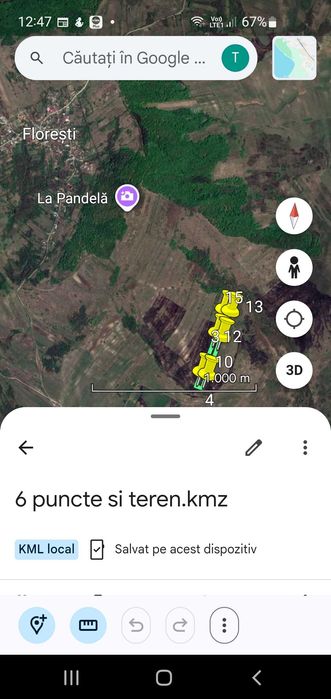 Teren arabil, extravilan, comuna Beceni