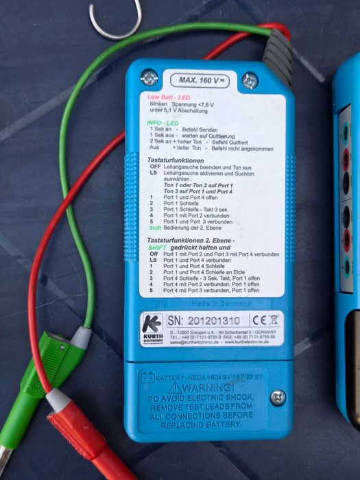 Профи Тестер за Кабели Kurth Electronic KE910/KE900/KE905 Трасьор