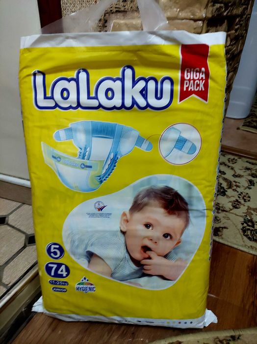 Памперсы подгузники  Lalaku для малышей 2-3 размеры