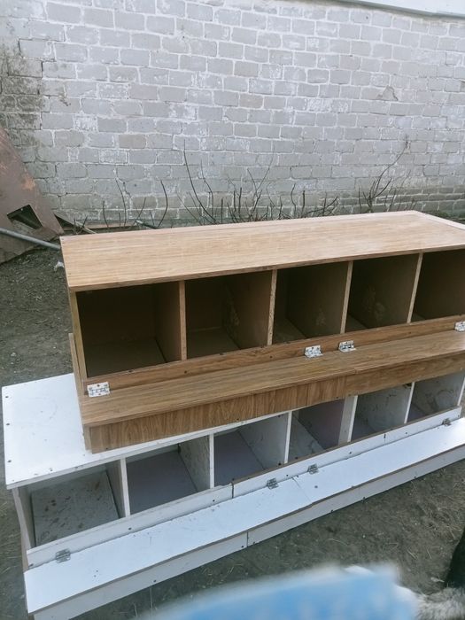 Гнезда для кур с ячейкой.