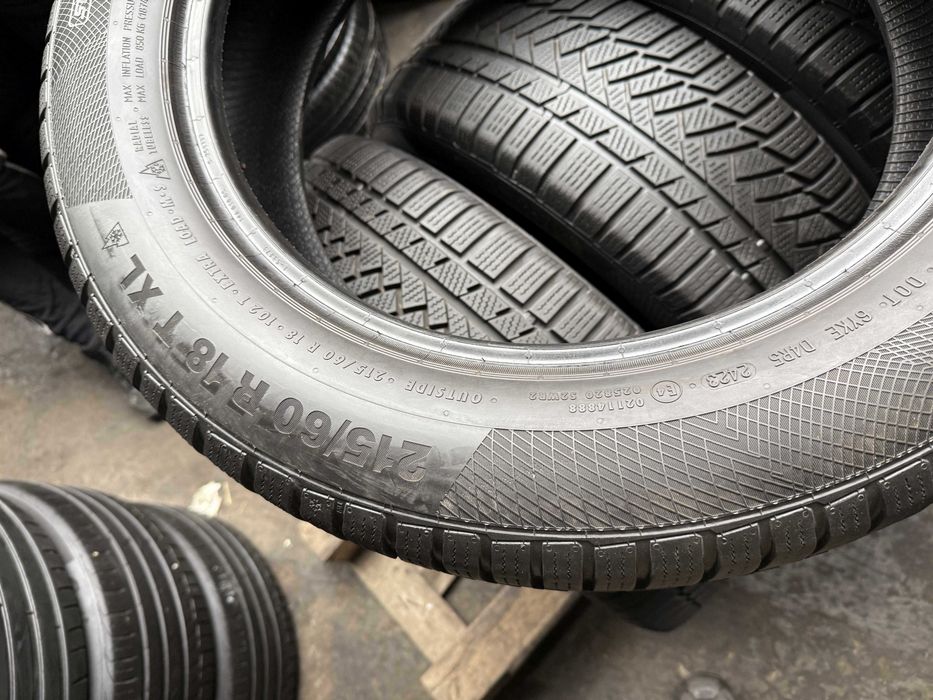 4x Anvelope Iarna 215/60 r18 runflat - Continental WinterContact TS850