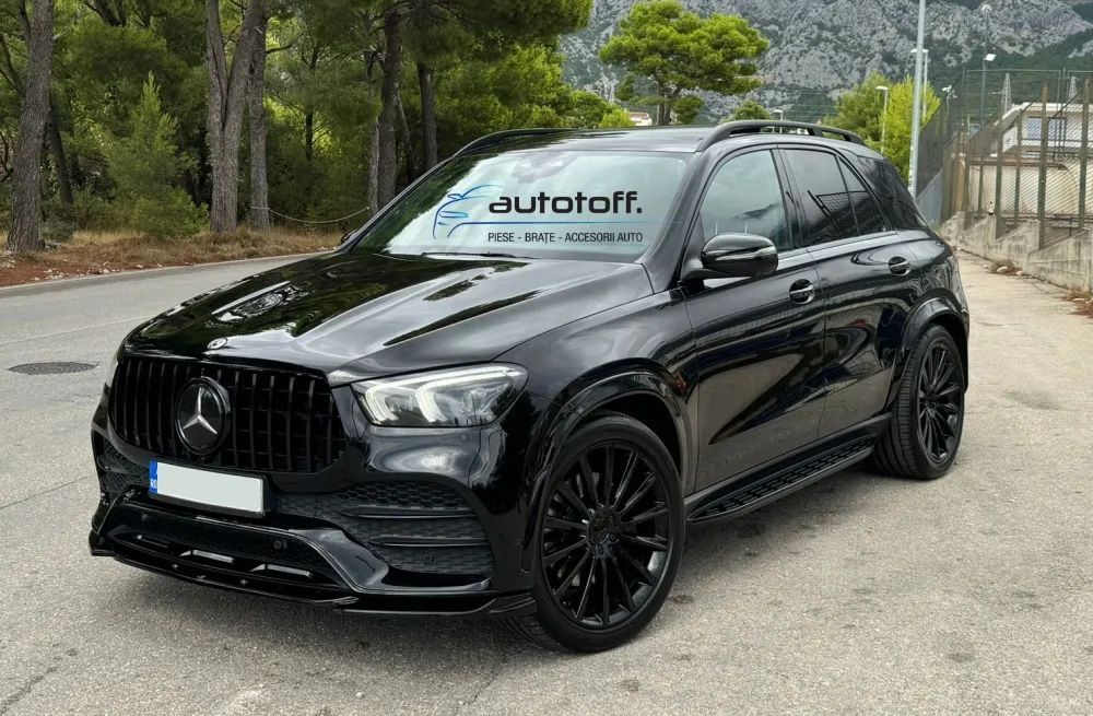 Praguri Mercedes GLE W167 SUV (2019+) din aluminiu Black Design