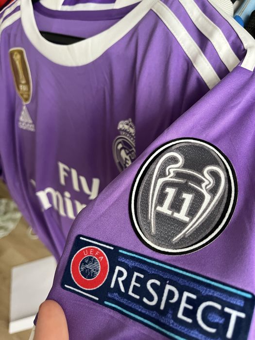 Tricou de fotbal Adidas Real Madrid Mov Ronaldo 7 CR7 marime M