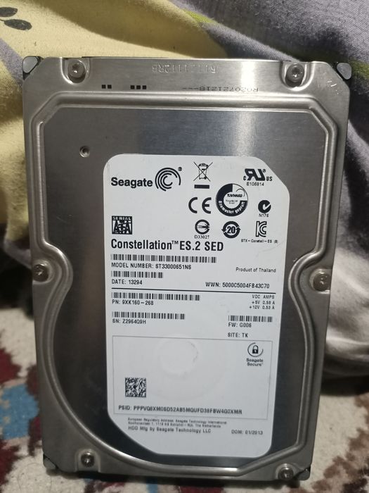 Жесткий диск 3.3 тб