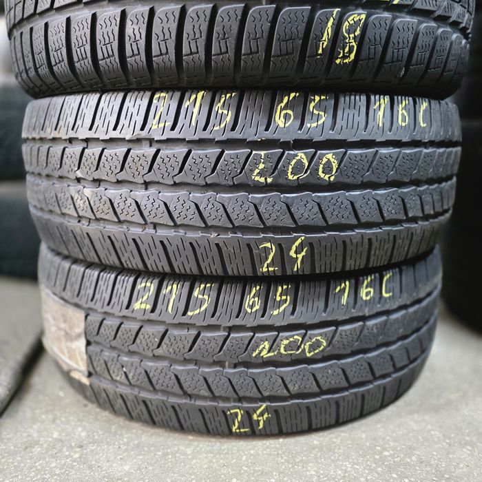2x 215/65/16C M+S CONTINENTAL 2024 Stare excelenta