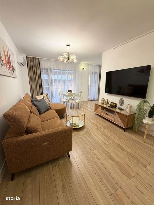 Apartament 3 camere, 2 bai, 5 min metrou Pipera, bd Barbu Vacarescu