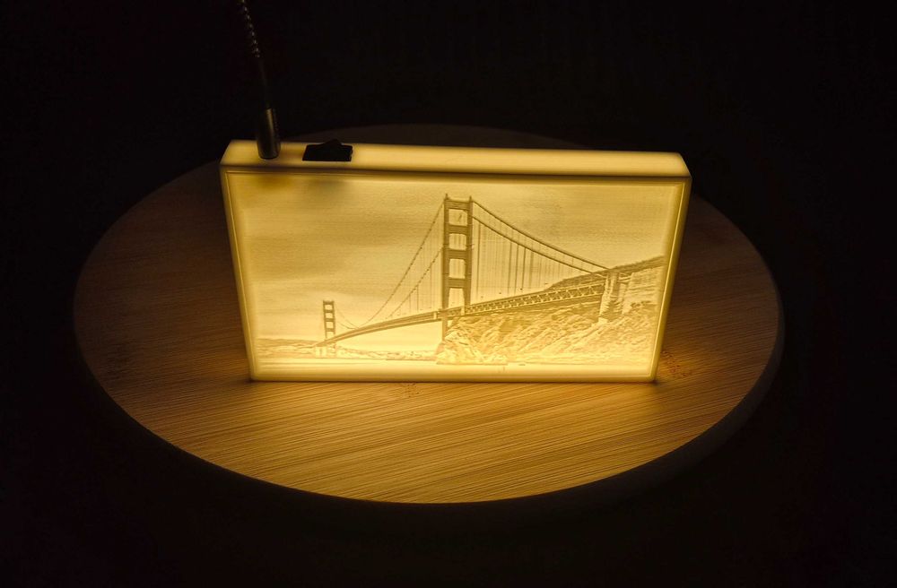 Light box lampa/lumina de veghe cu 2 poze