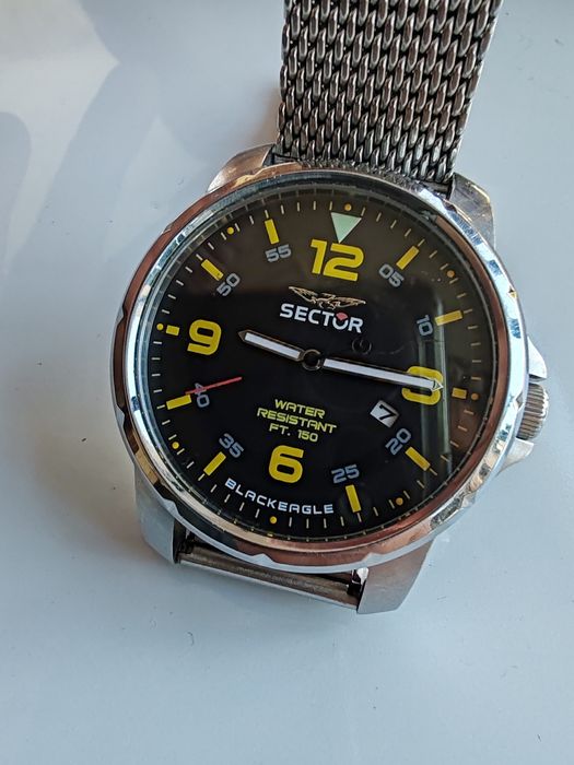 Ceas Sector Black Eagle Quartz 46,5 mm