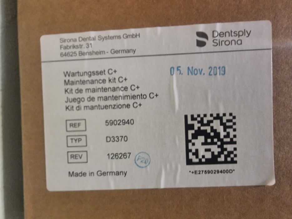 Kit mentenanță unit dentar Sirona C+