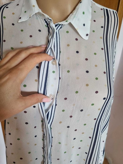 Риза с десен точки Massimo Dutti, размер 40