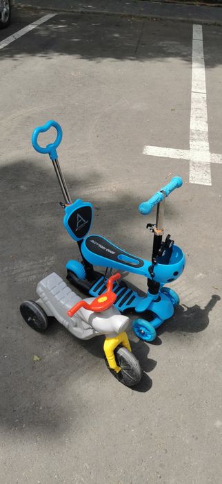 Trotineta action one 5 în 1 și tricicleta fără pedale