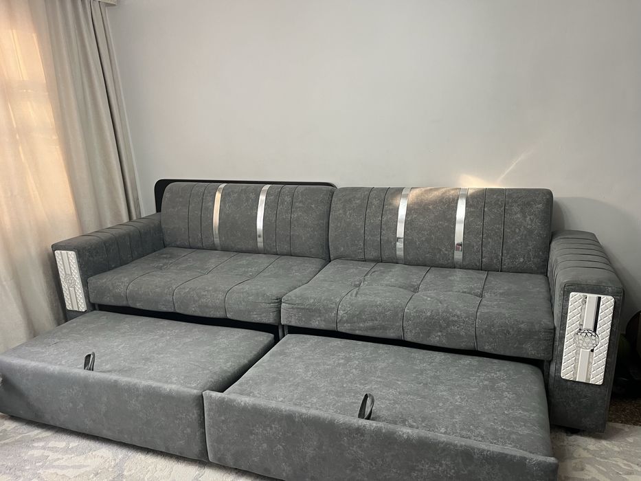 Современный раскладной диван для гостиной