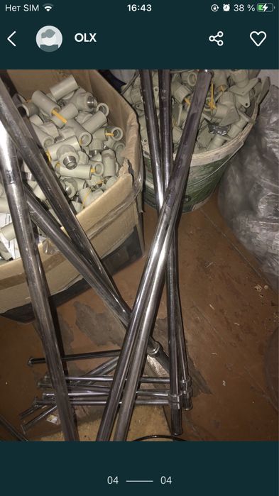 Вешалка труба для одежды Кентау