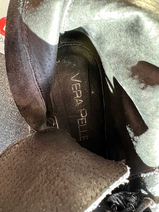 Пролетни ботуши от естествена кожа. .VERRA PELLE .Размер 37.