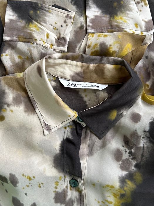Интересна авангардна риза Zara със интересен принт