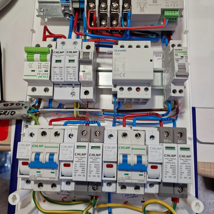 Tablou electric fotovoltaic AC/DC cu automatizare 3 in 1