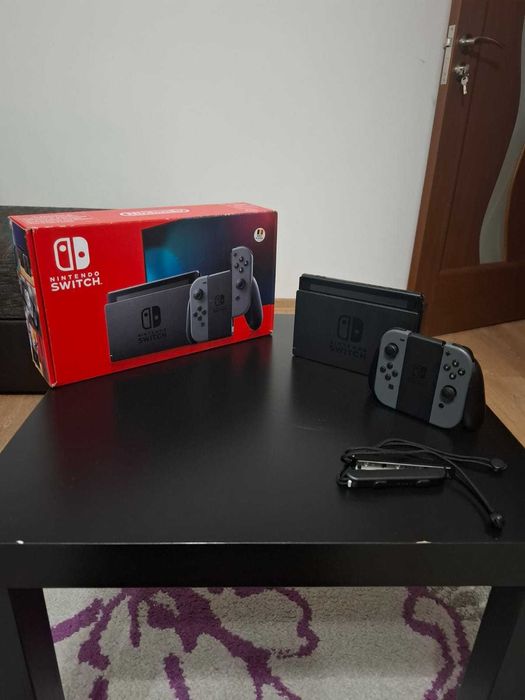 Nintendo switch v2 grey extra full - se poate moda