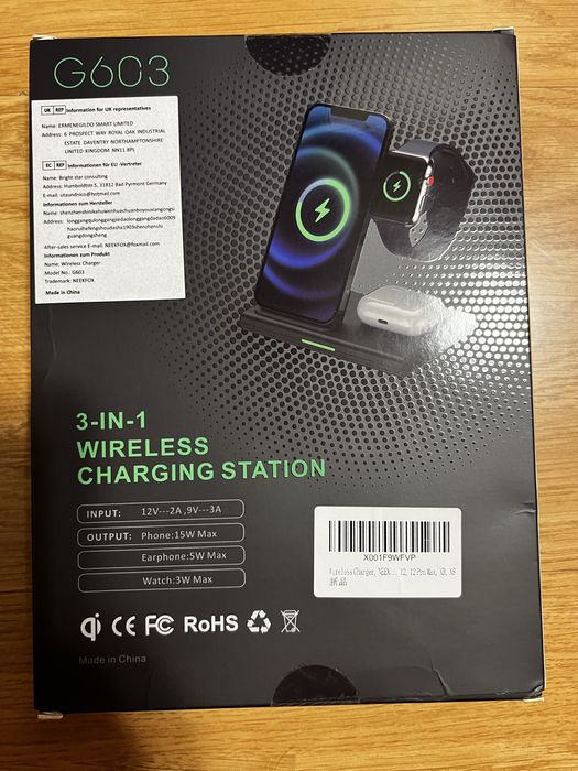 Statie incarcare rapida 3 in 1 Apple, Samsung  G603 Rosh