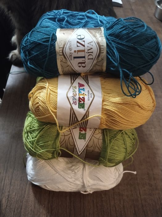 Пряжа Alize Cotton Gold / Diva — 25 000 сум