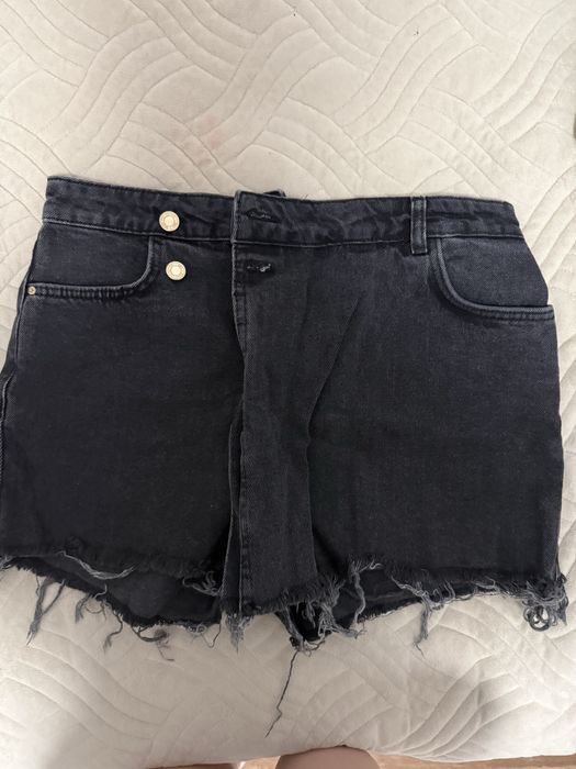 Джинсовые юбка-шорты зара