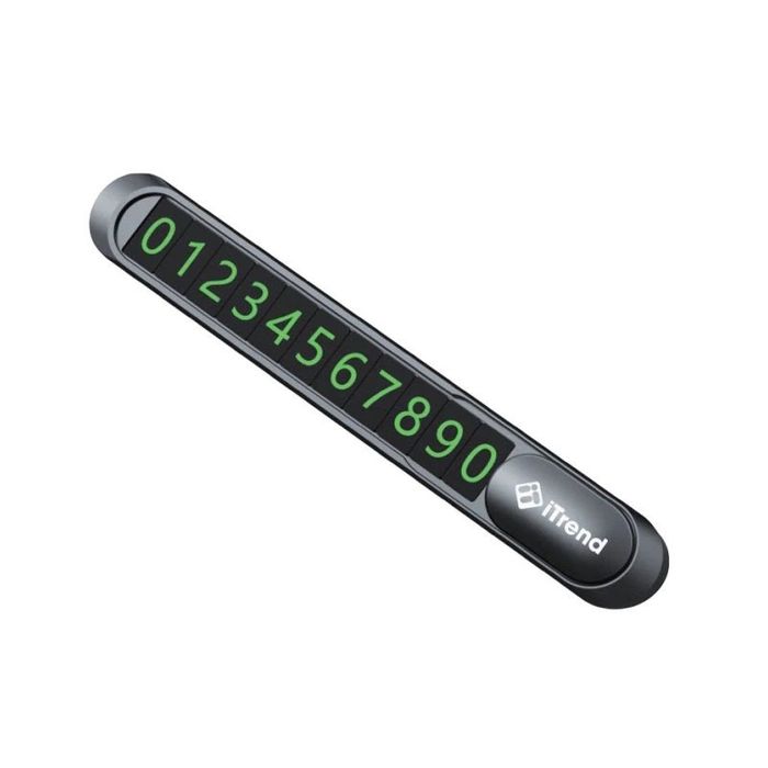 Suport numar de telefon, metallic.