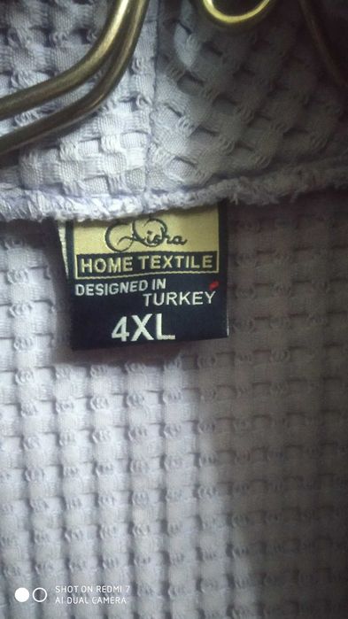 Халат банный вафельный